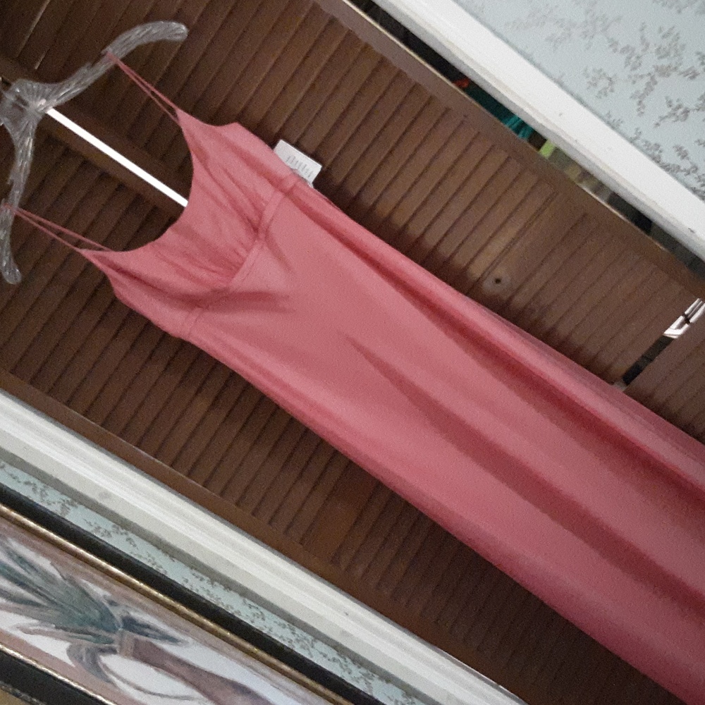 Chic Coral Evening Gown